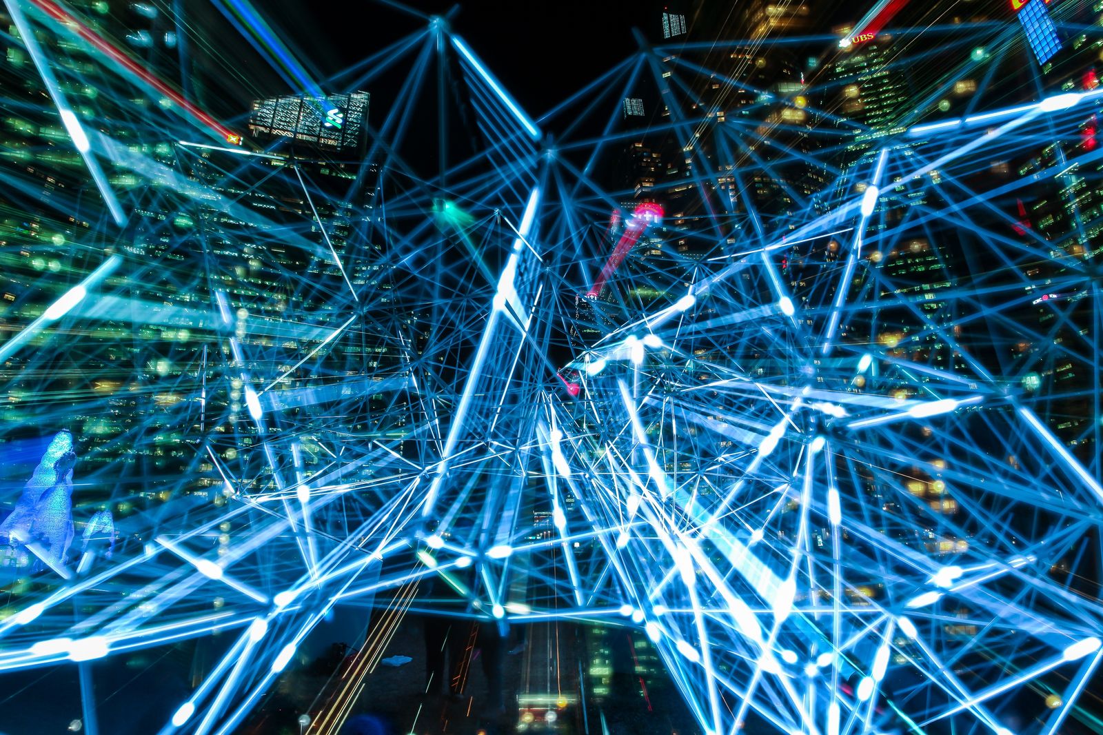 Abstract network and data visualization